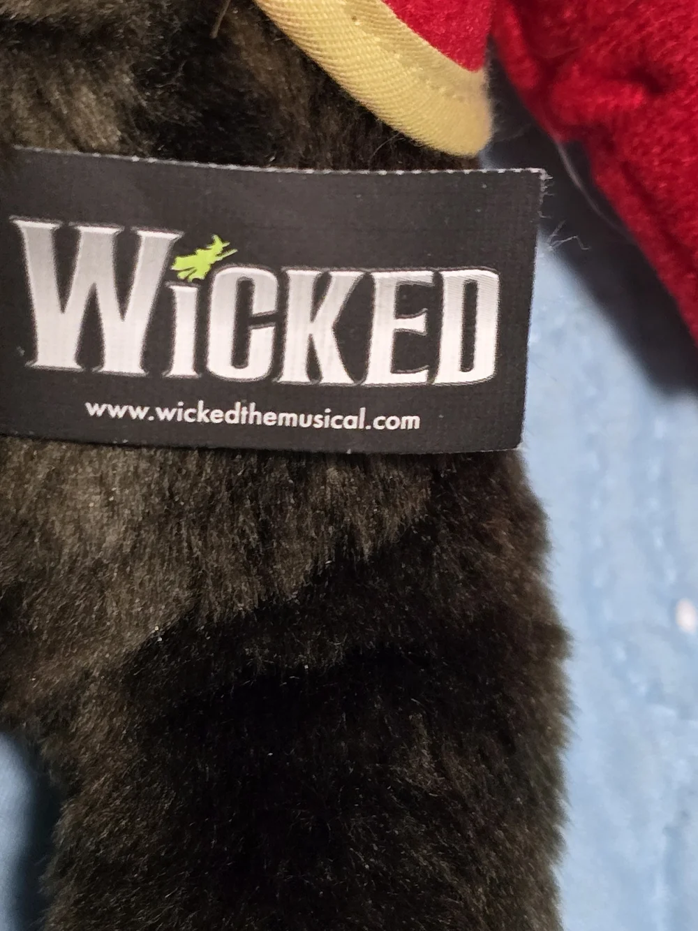 Wicked Chistery Plush Monkey from Wicked the Musical Soft Brown Fur, Red Jacket